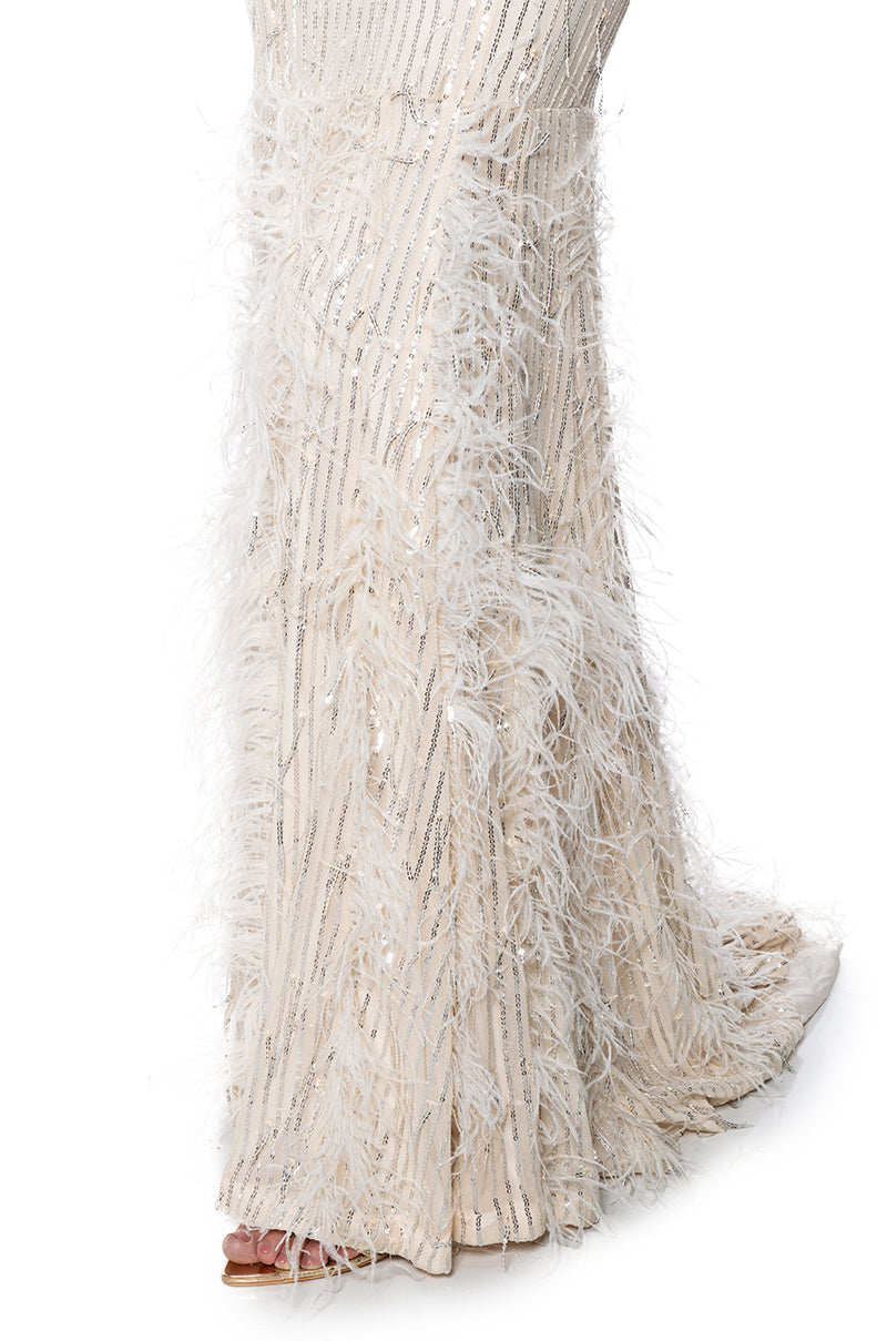STUNNER EMBELLISHED MAXI DRESS