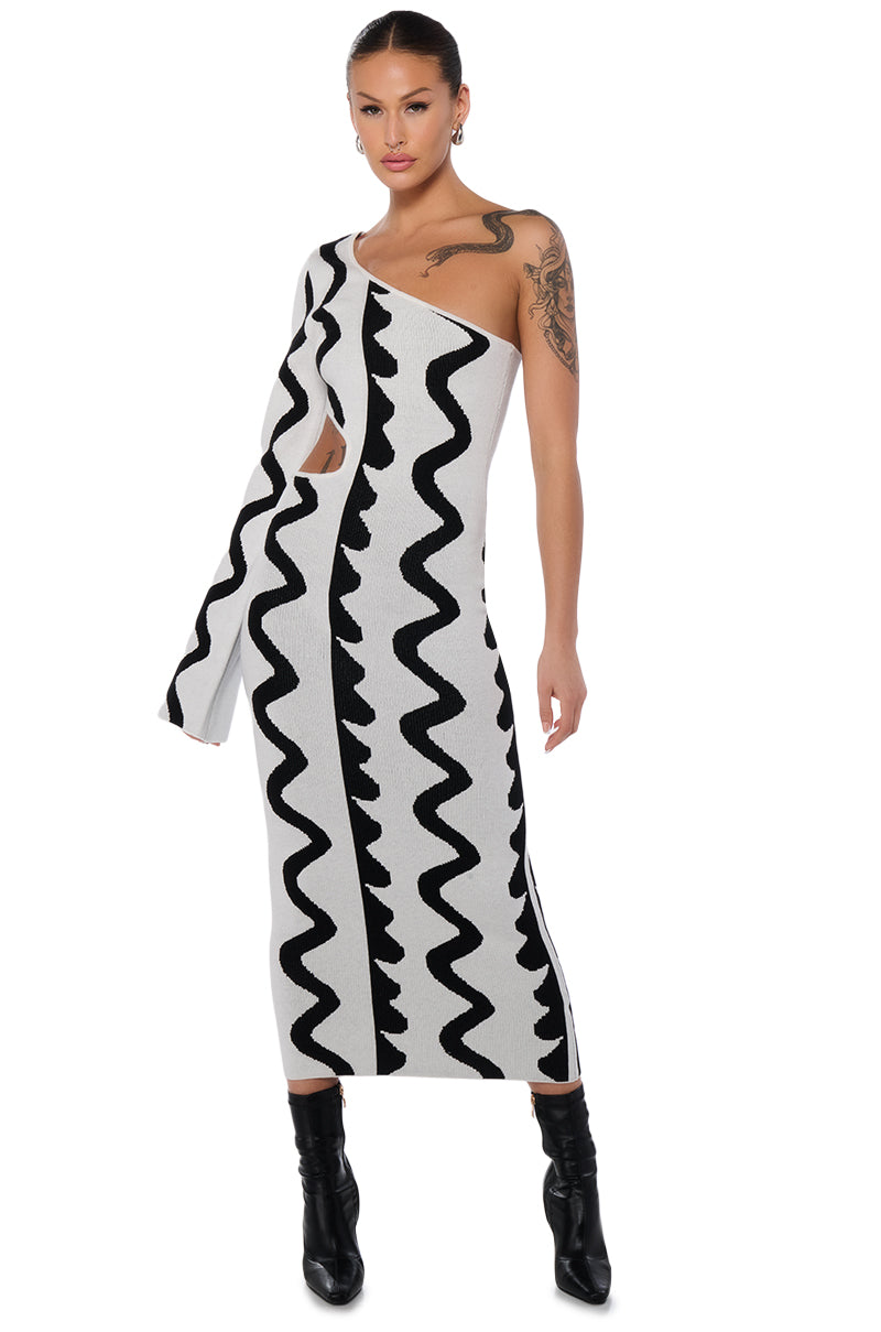 JADE CUT OUT KNIT MAXI DRESS