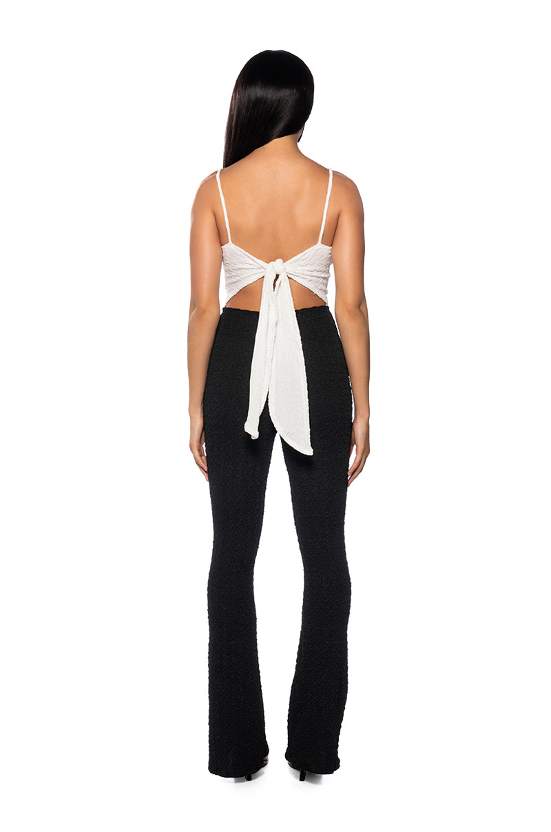 CUTE BUT CLASSY TIE BACK JUMPSUIT