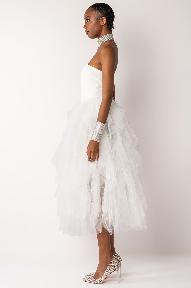 LOVE STORY MAXI TULLE DRESS