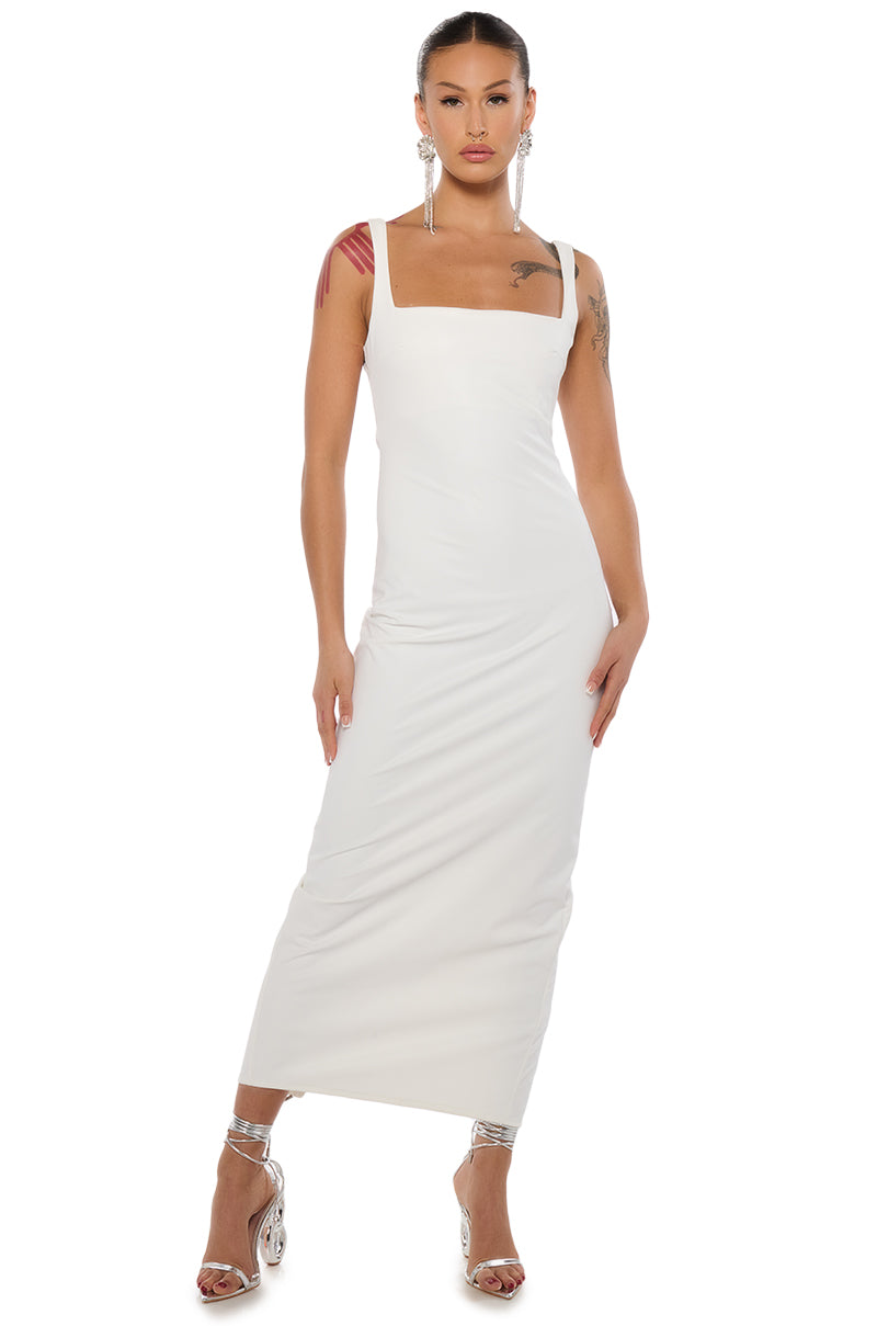 REINA PU MAXI DRESS