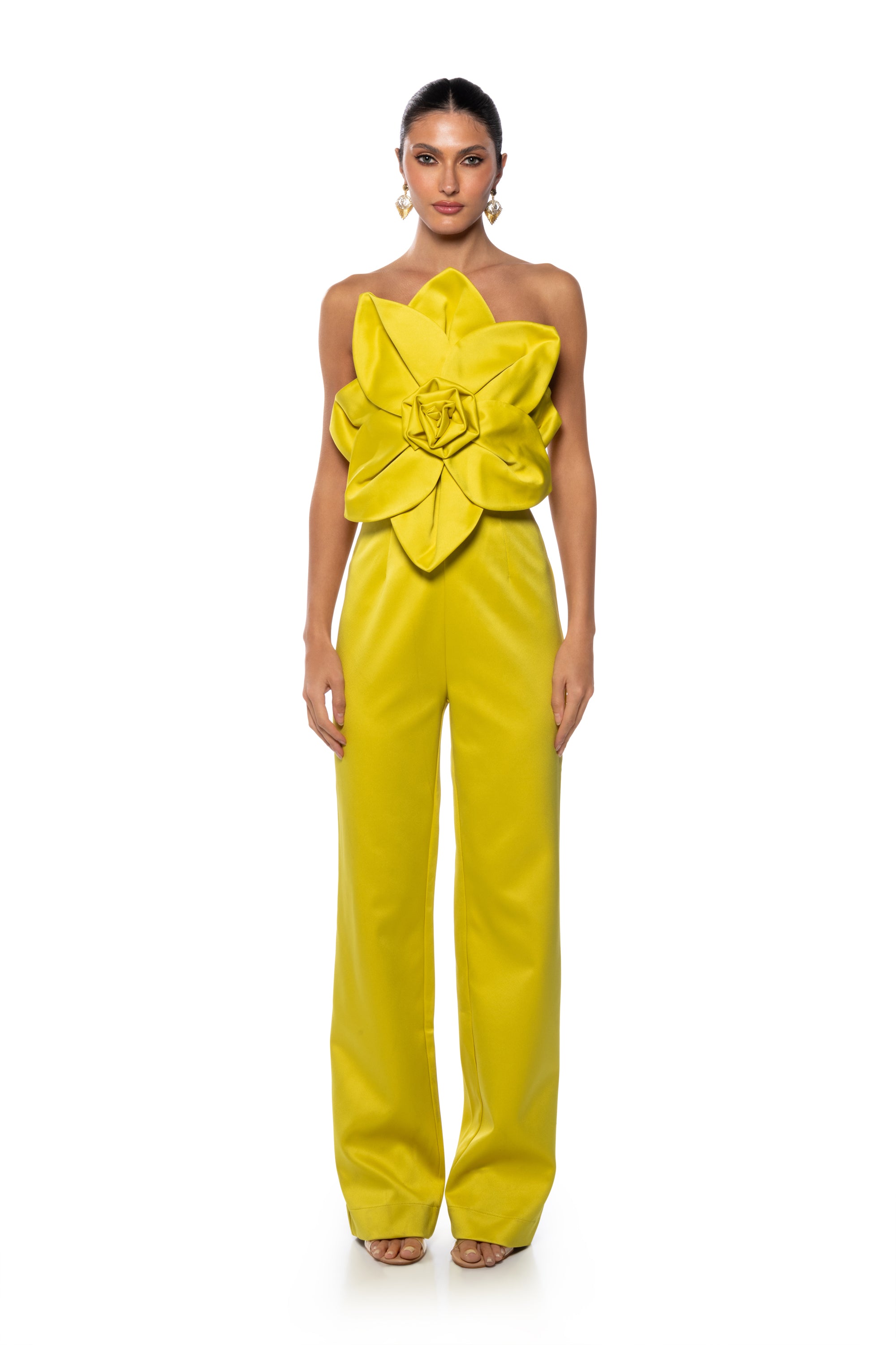 STASSIE STATEMENT SLEEVELESS JUMPSUIT