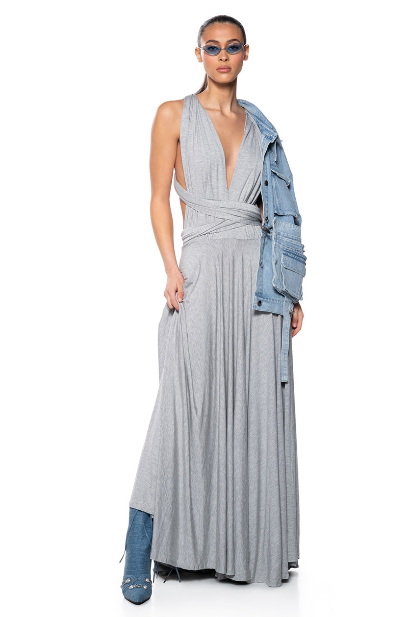 FEELING LOOSE MULTIFUNCTIONAL MAXI DRESS