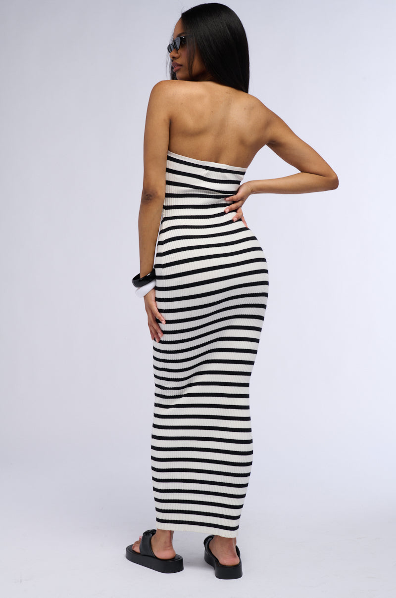 HADLEY STRAPLESS KNIT MAXI DRESS