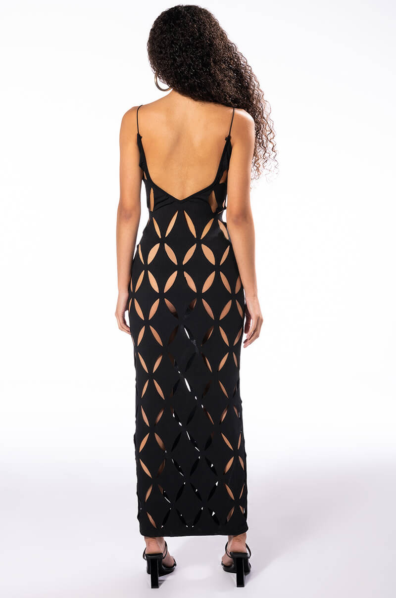 ISLAND VIBES CUTOUT TANK MAXI DRESS