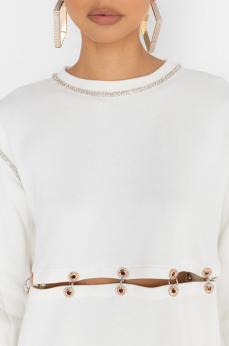 NO COMPETITION SWEATSHIRT DRESS