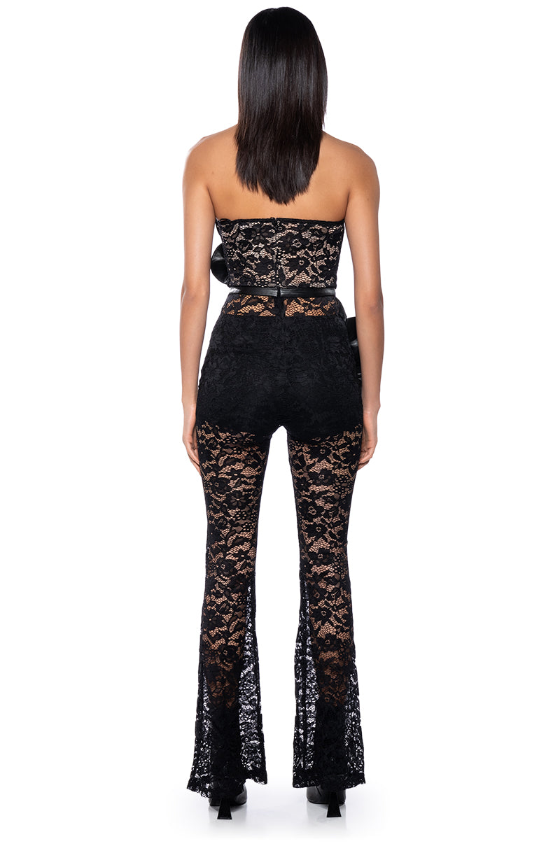 FLOWER POWER LACE JUMPSUIT