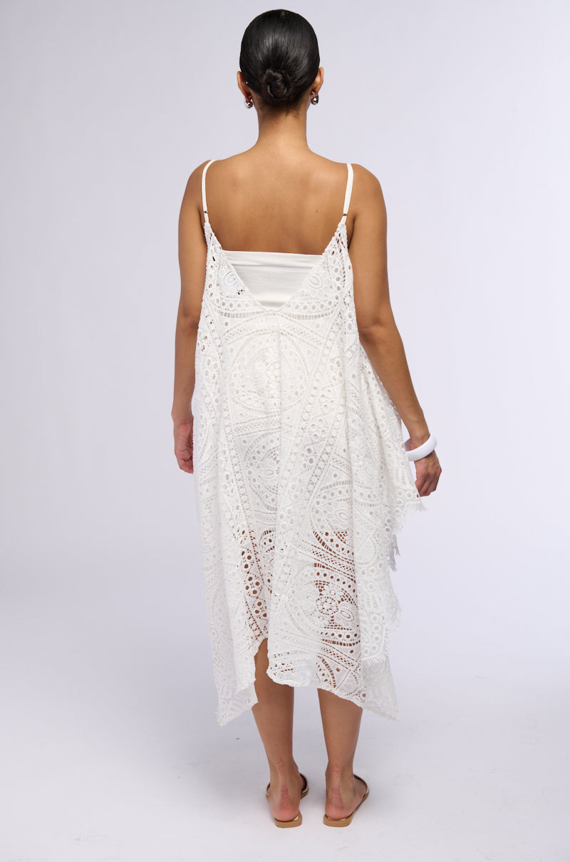 LETS GO TO THE BEACH LACE COVER UP