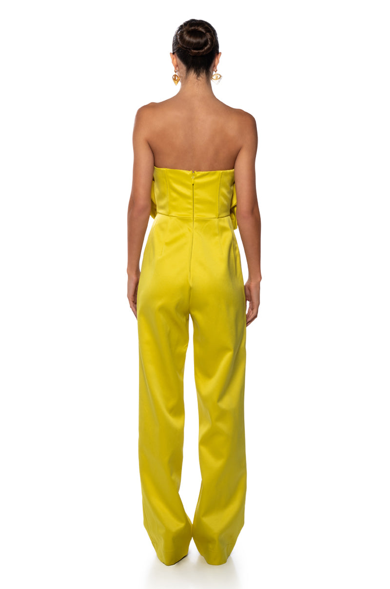 STASSIE STATEMENT SLEEVELESS JUMPSUIT