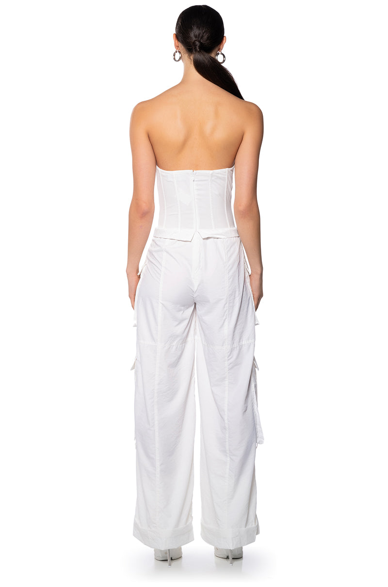 LOVE IT OR LEAVE IT WIDE LEG JUMPSUIT