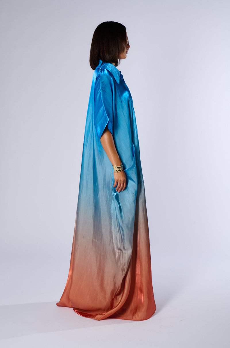 ISLA OMBRE OVERSIZED SATIN JUMPSUIT