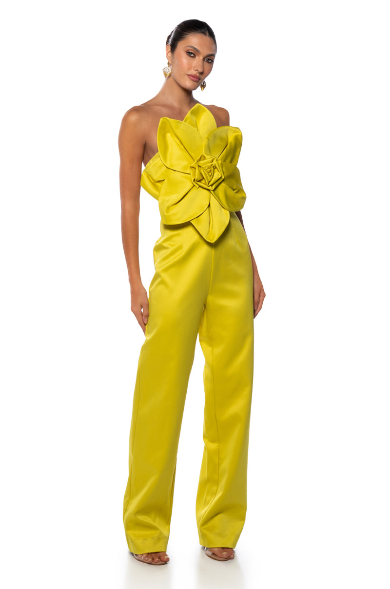 STASSIE STATEMENT SLEEVELESS JUMPSUIT