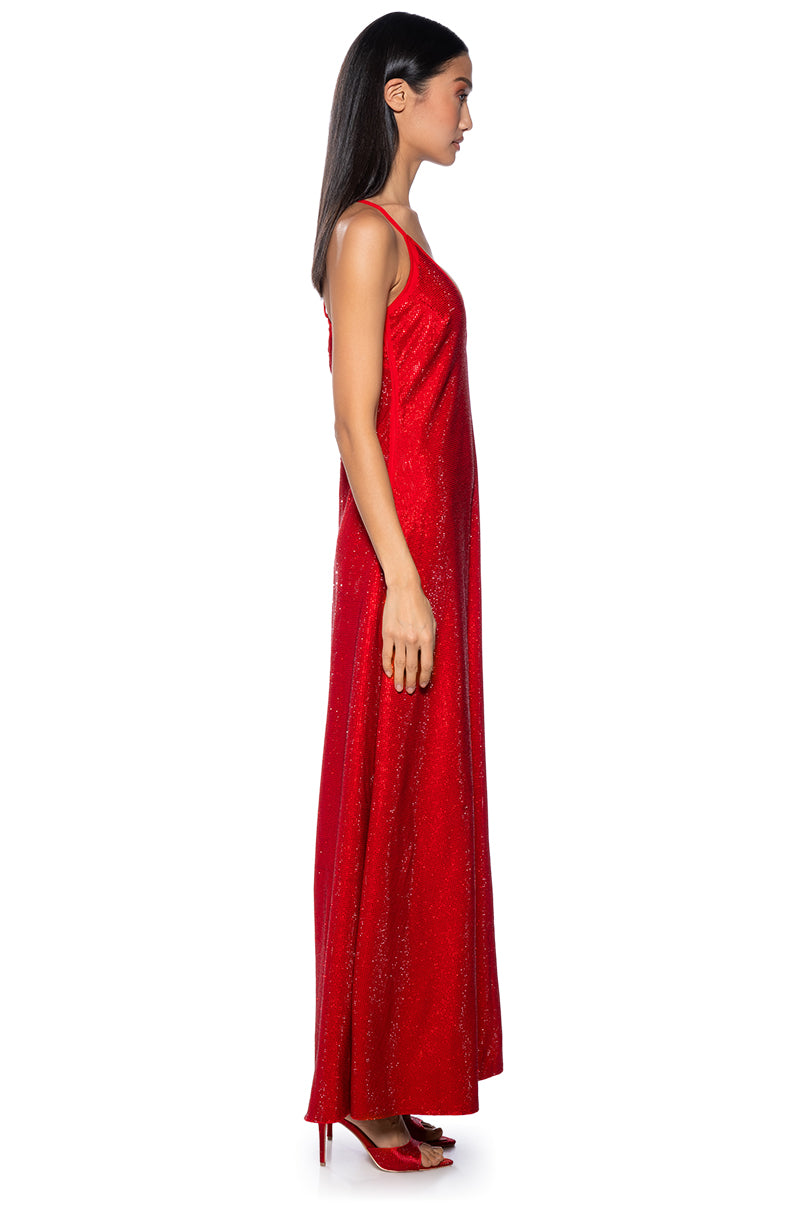 LETS CELEBRATE RHINESTONE JUMPSUIT
