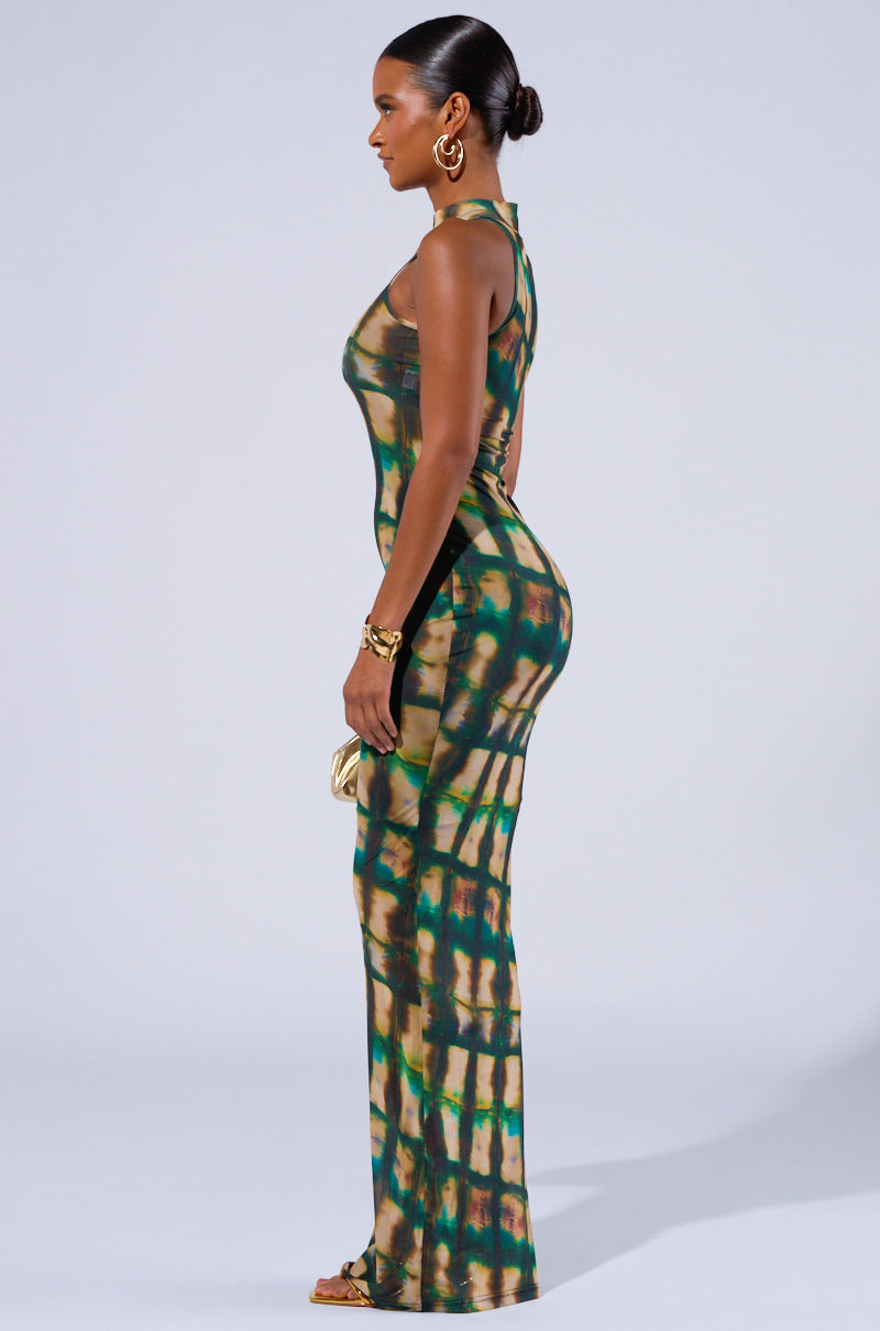 COOL FOR THE SUMMER PRINTED MAXI DRESS