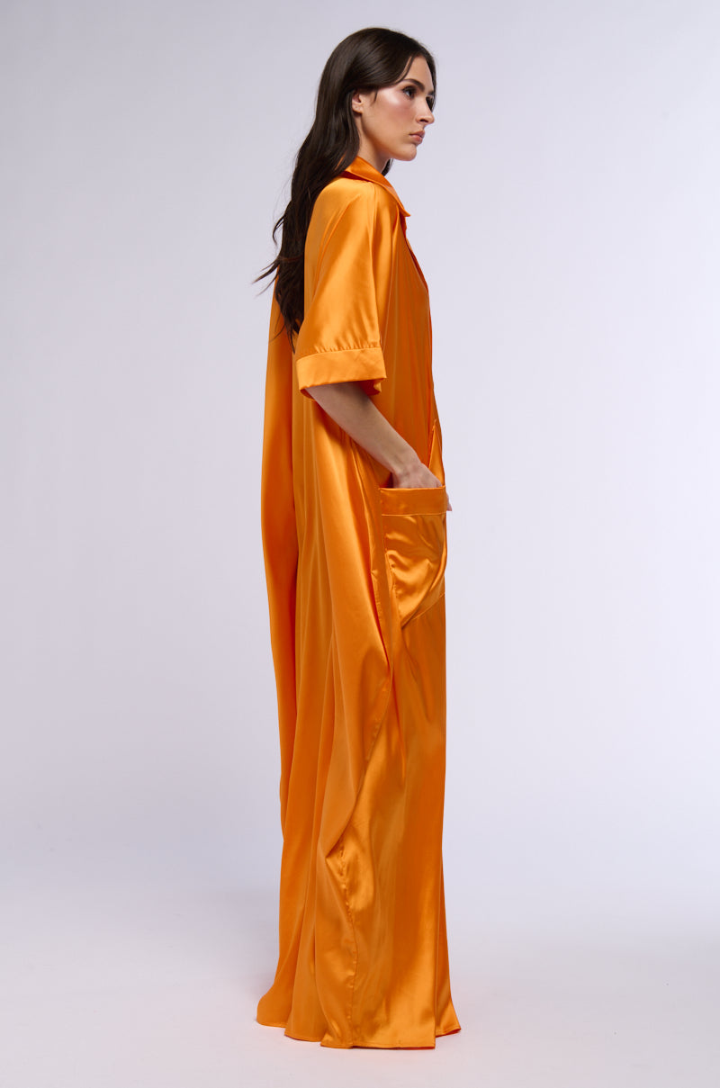 SHE'S RICH OVERSIZED SATIN JUMPSUIT