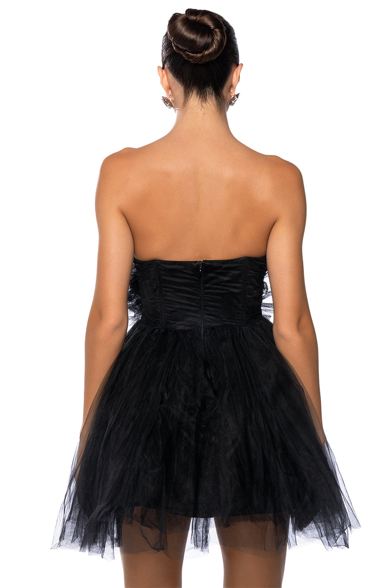 SOMETHING SLIGHT TULLE MINI DRESS