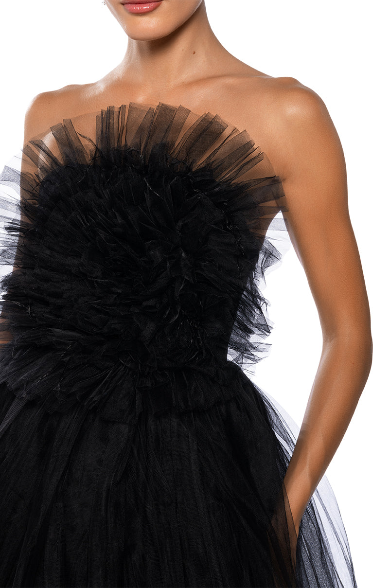 SOMETHING SLIGHT TULLE MINI DRESS