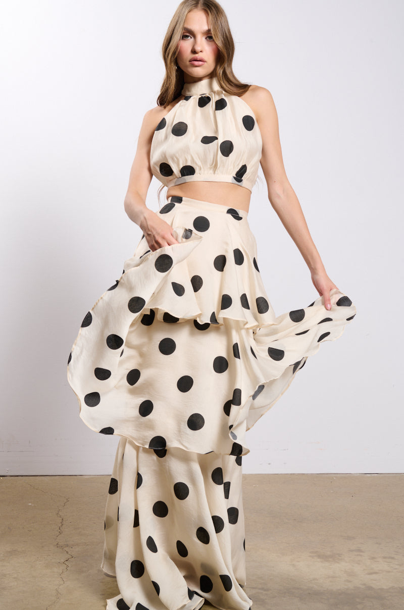 CHIC AF POLKA DOT TWO PIECE SET