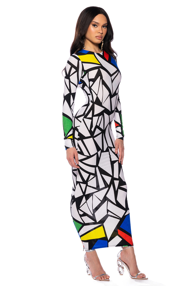 NOAH LONG SLEEVE MAXI DRESS