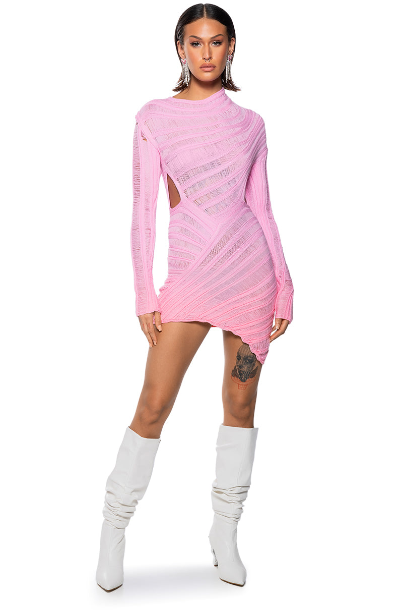 BE ABOUT IT KNIT MINI DRESS