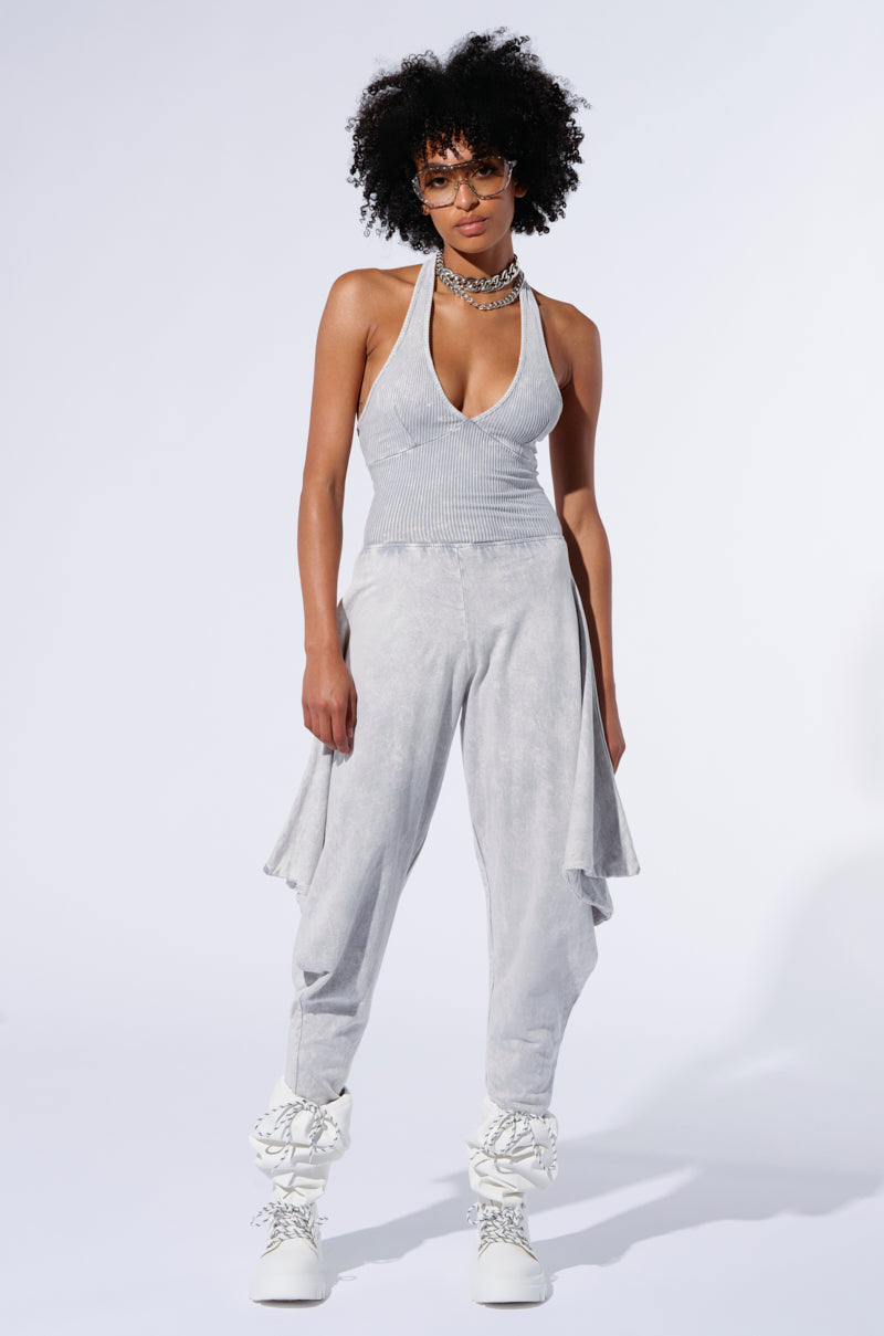 LONG TIME NO SEE KNIT JUMPSUIT
