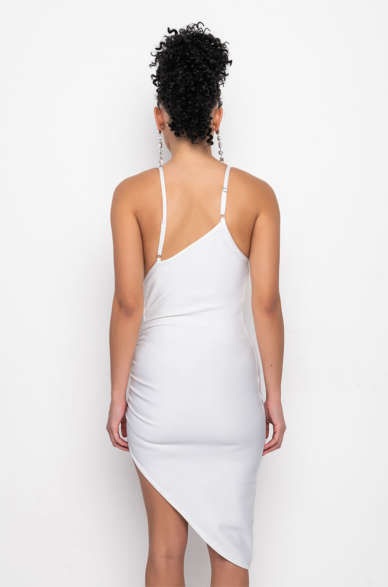 ON YOUR WISHLIST MINI DRESS WITH RHINESTONE BRA