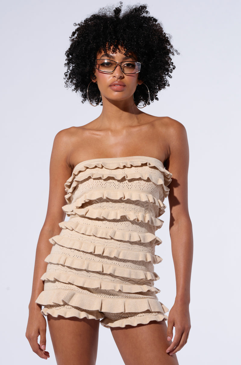 RUFFLES ALL OVER ROMPER