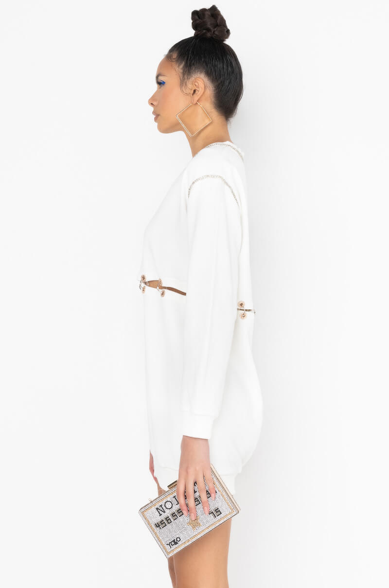 NO COMPETITION SWEATSHIRT DRESS