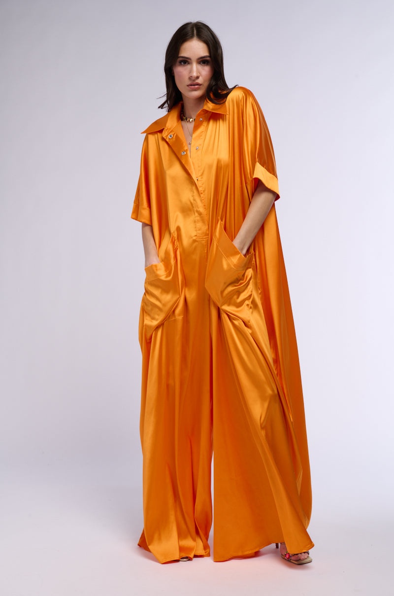 SHE'S RICH OVERSIZED SATIN JUMPSUIT