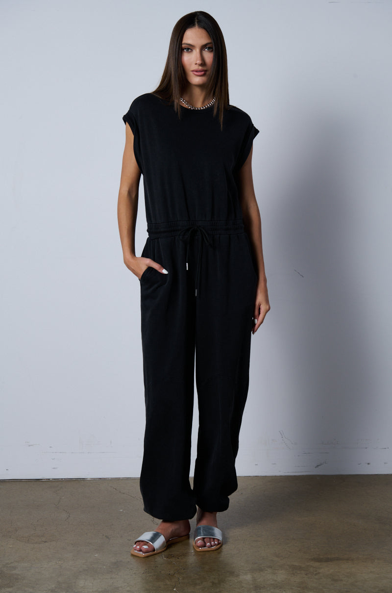 THAT GIRL FRENCH TERRY JUMPSUIT