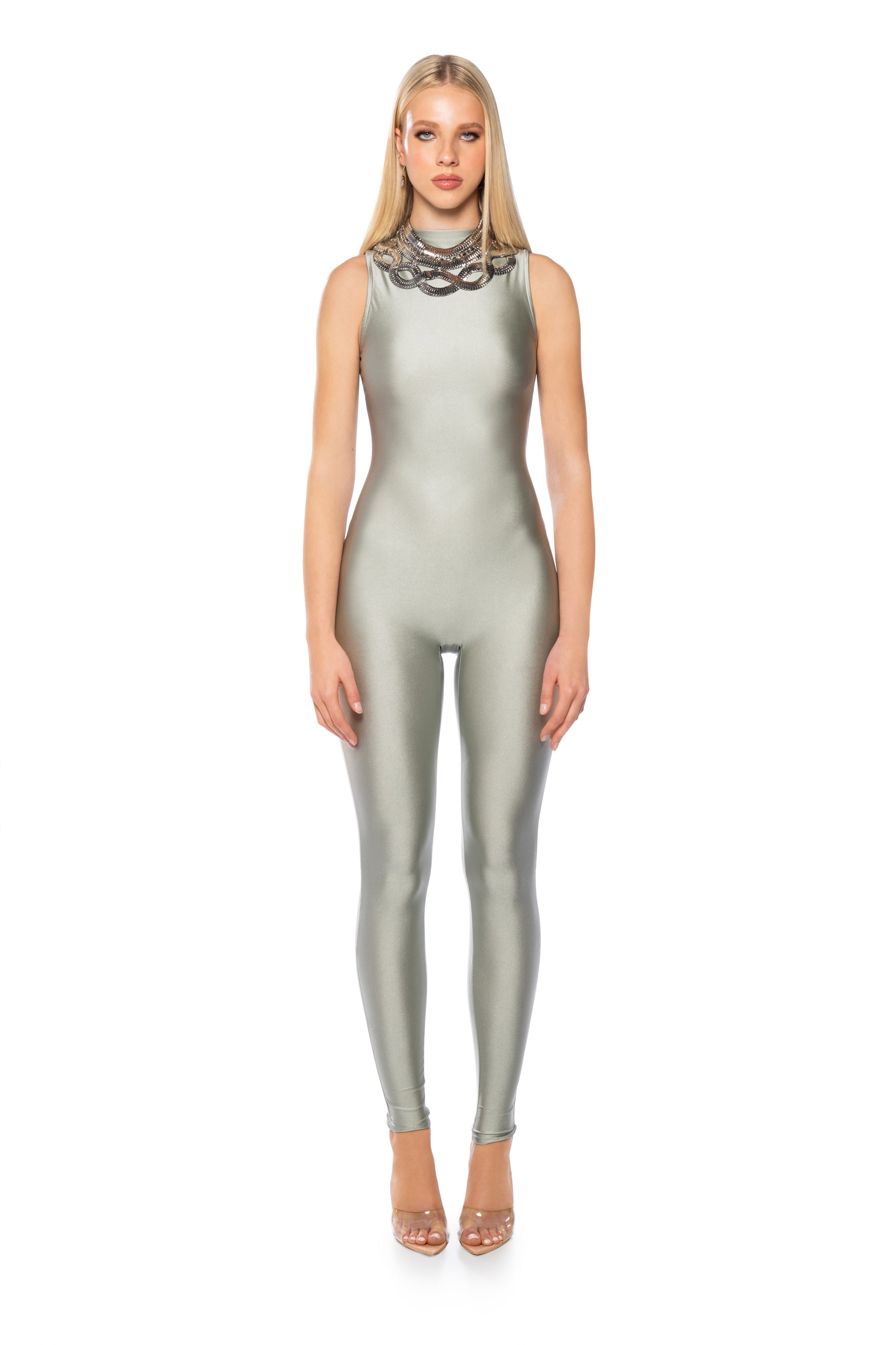 THE CASSIE SLEEVELESS SLINKY JUMPSUIT