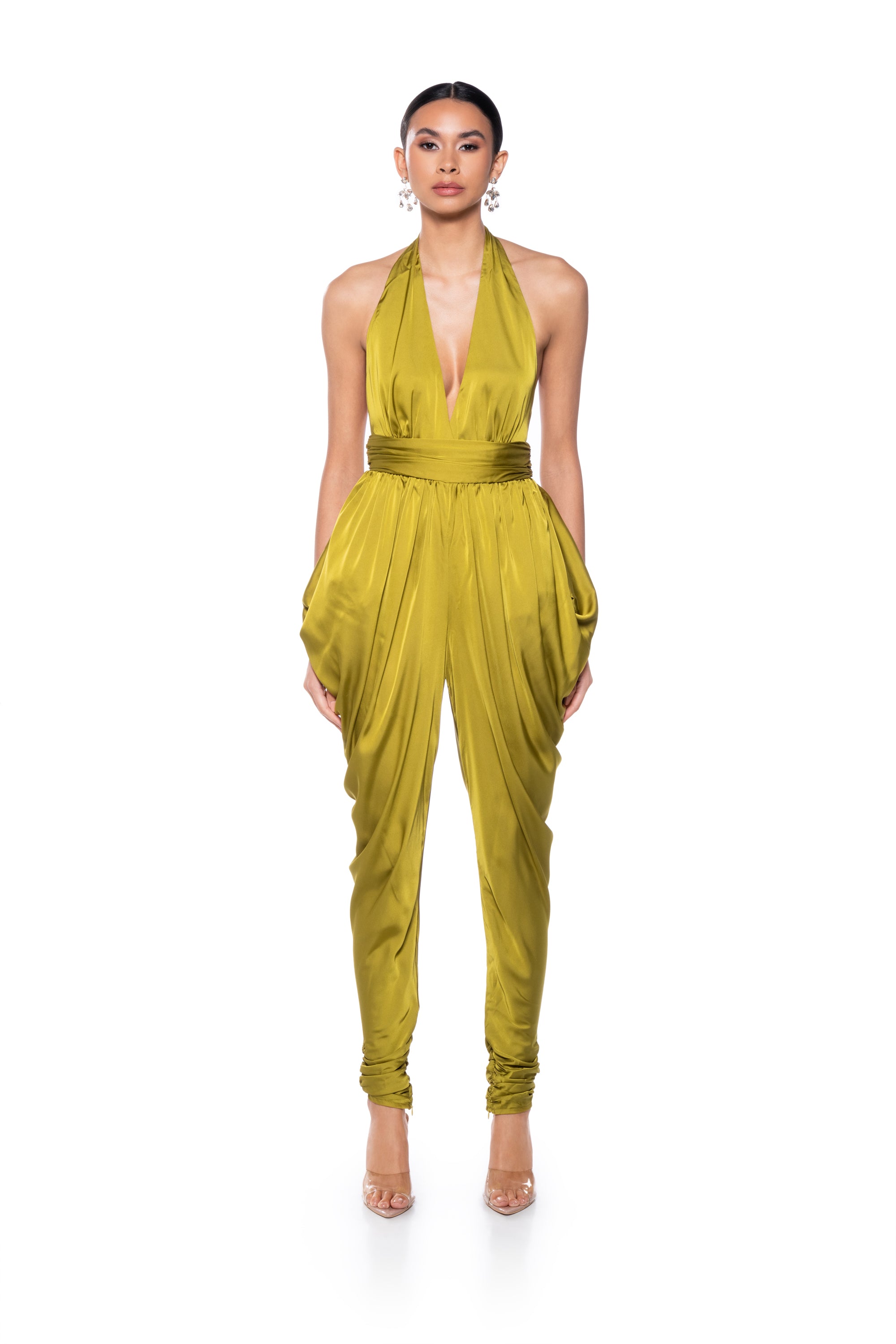 CELESTE HALTER NECK JUMPSUIT
