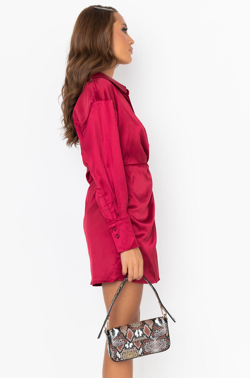 MISS IRREPLACEABLE WRAP DRESS