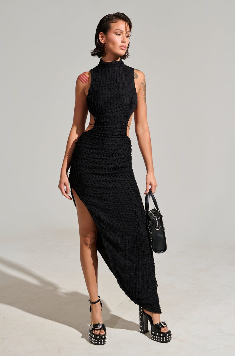 LET LOOSE MESH MAXI DRESS