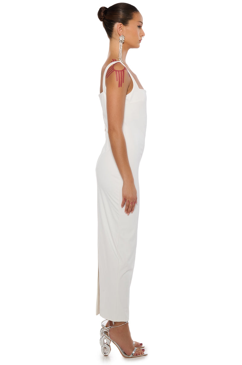 REINA PU MAXI DRESS