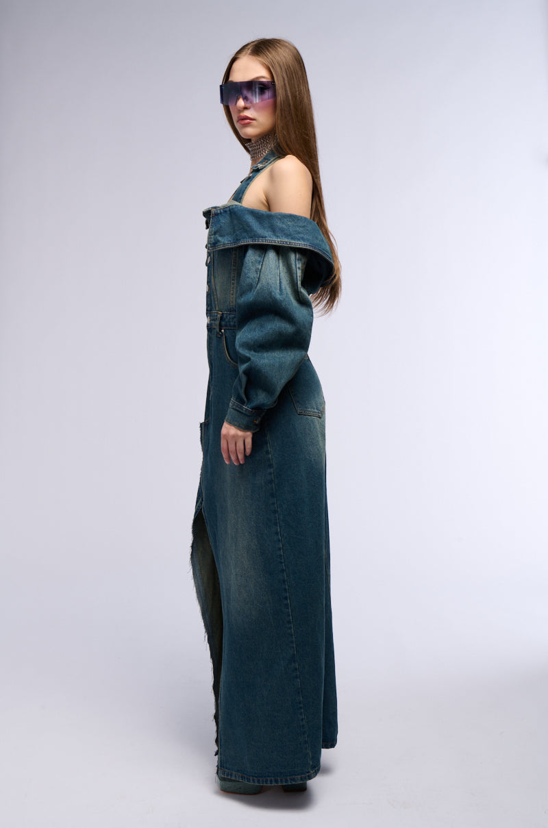 MARIAH DENIM MAXI DRESS