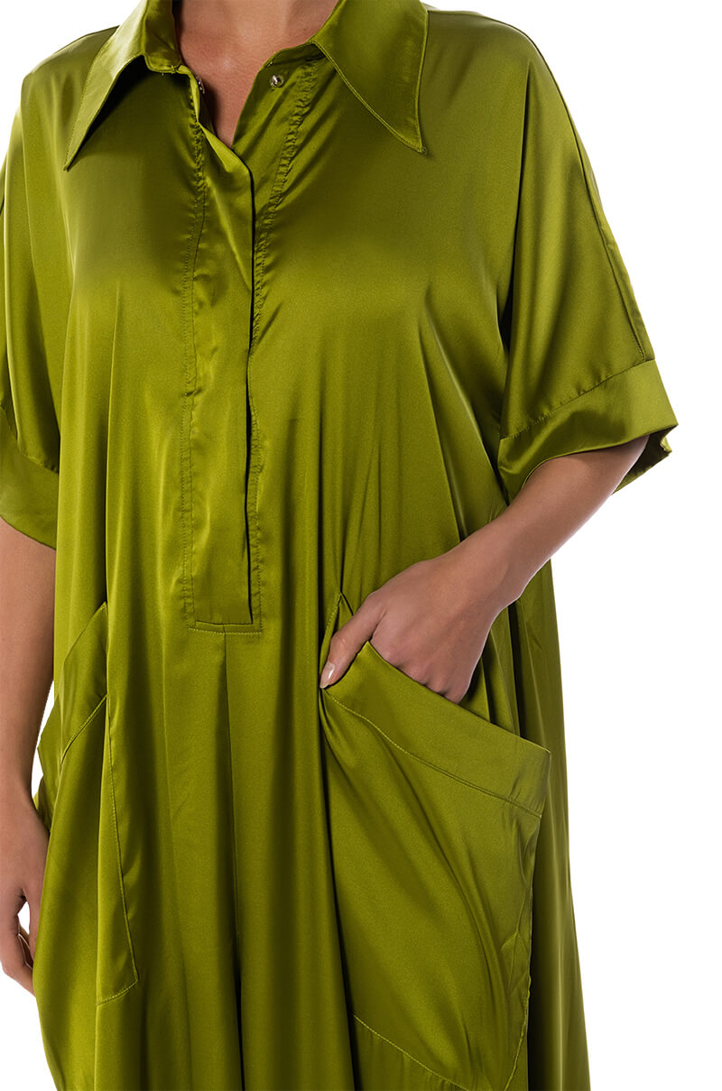 SHE'S RICH OVERSIZED SATIN JUMPSUIT