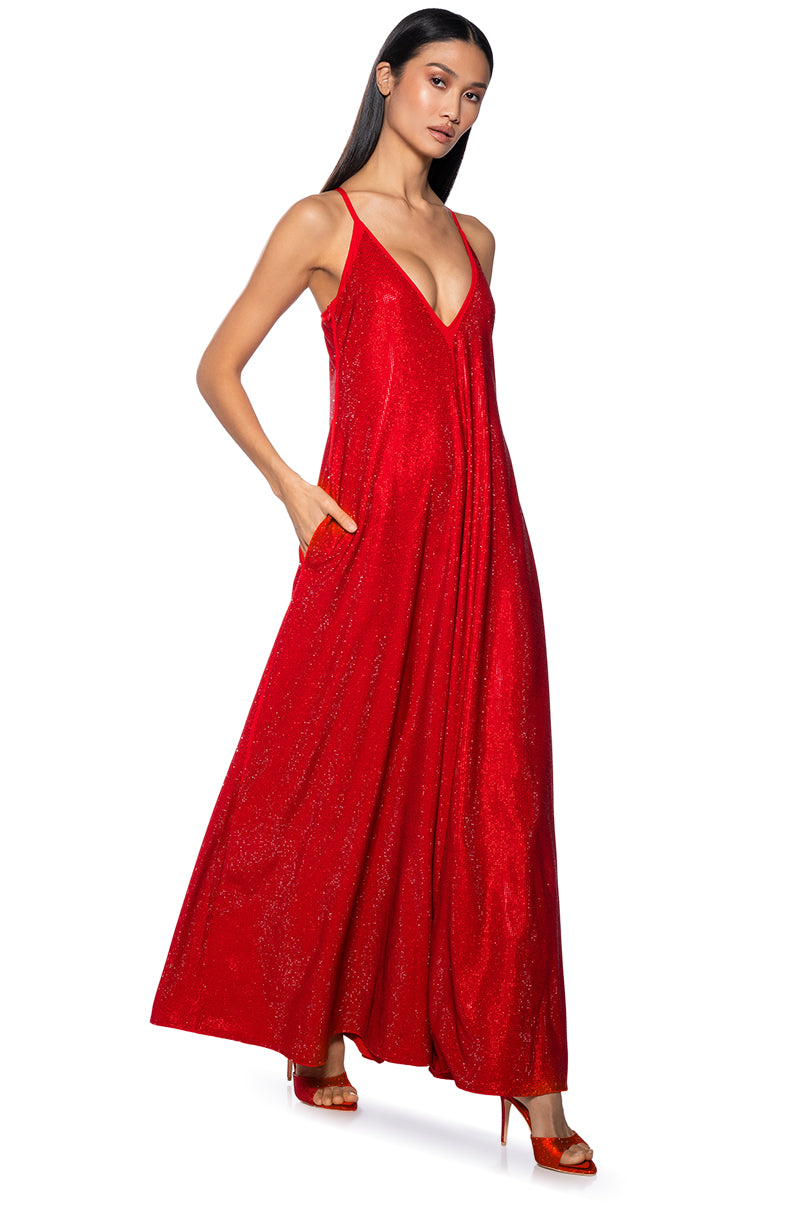 LETS CELEBRATE RHINESTONE JUMPSUIT