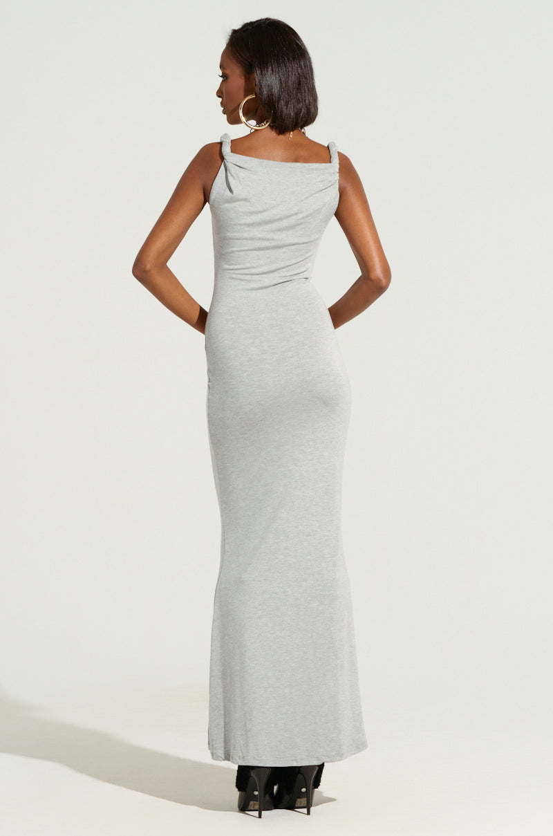 THE MAIN EVENT TWISTED MAXI DRESS