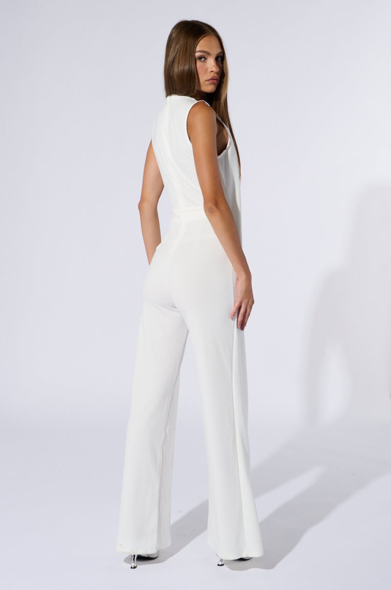 NOTHING BUT CLASS WIDE LEG JUMPSUIT