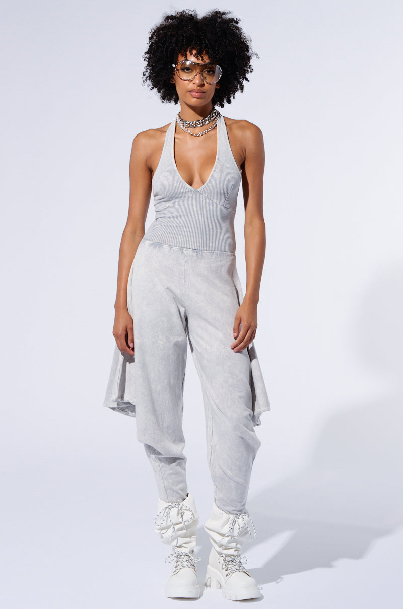 LONG TIME NO SEE KNIT JUMPSUIT