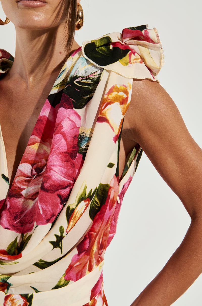 UNTOUCHABLE FLORAL PRINTED JUMPSUIT