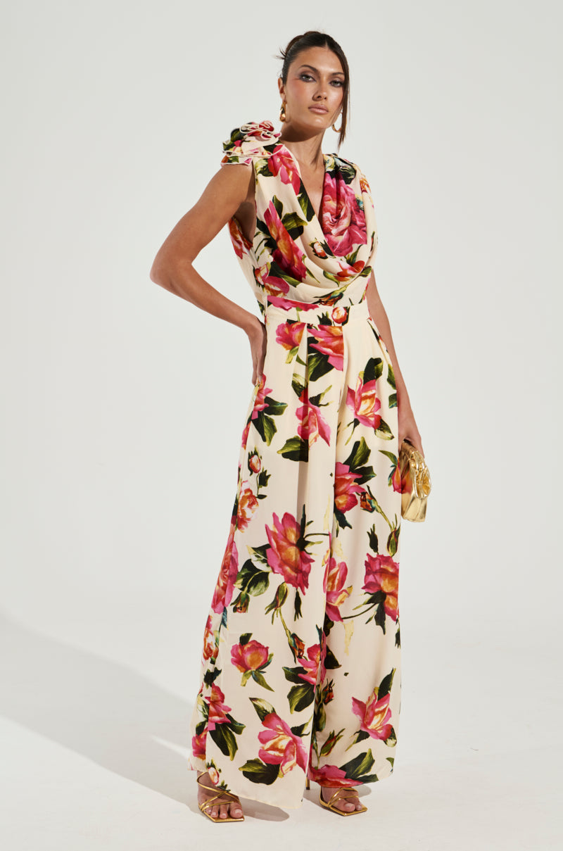 UNTOUCHABLE FLORAL PRINTED JUMPSUIT