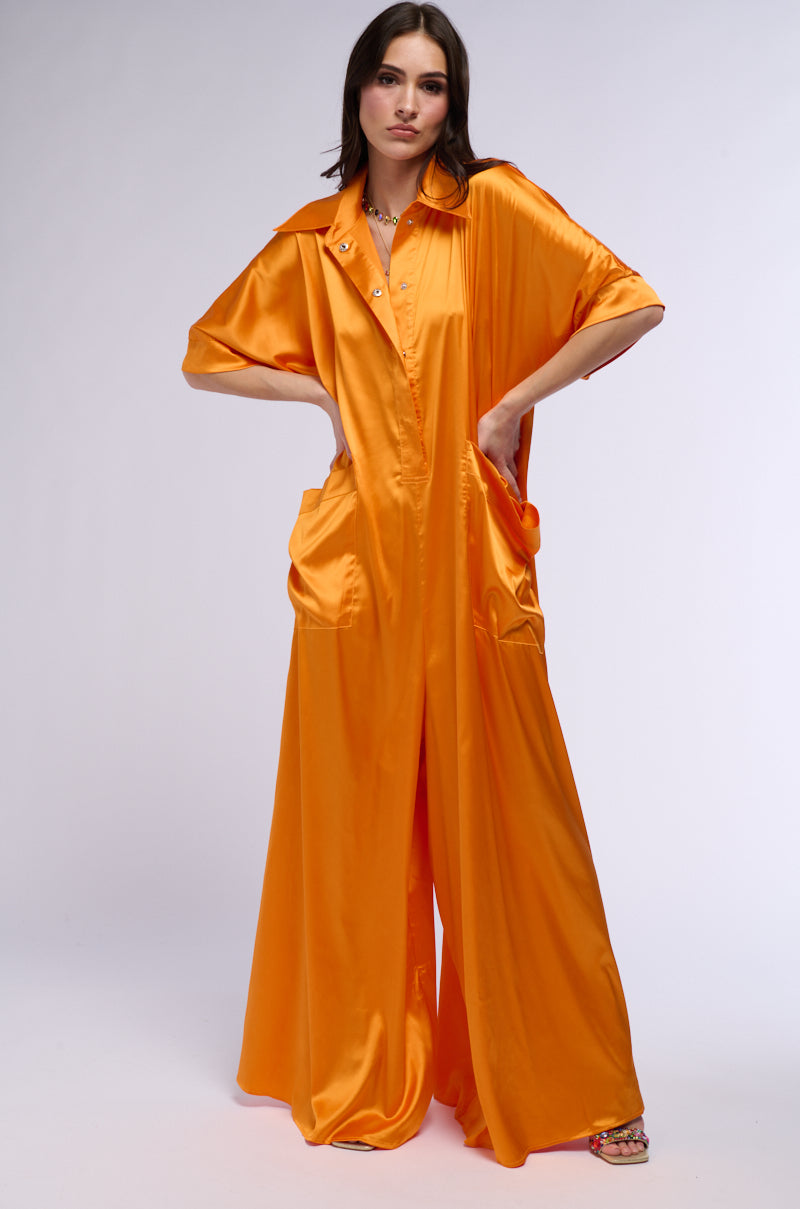 SHE'S RICH OVERSIZED SATIN JUMPSUIT