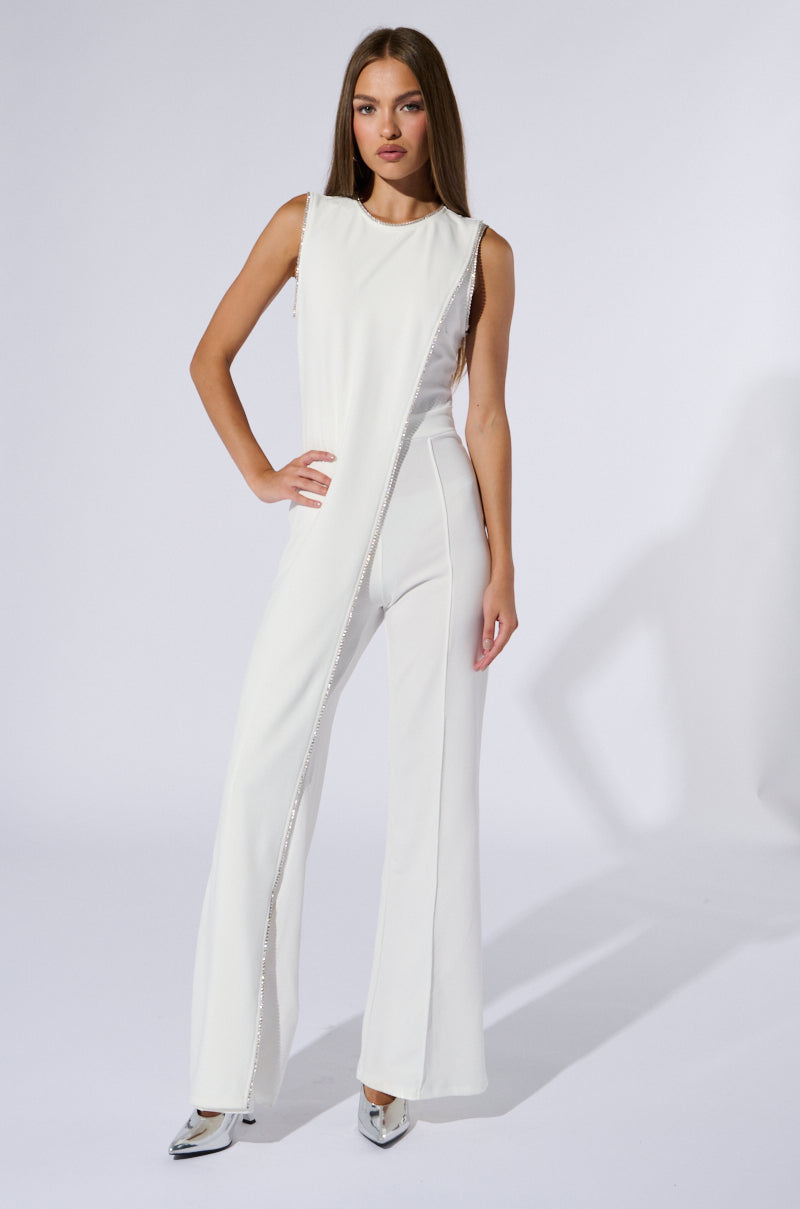 NOTHING BUT CLASS WIDE LEG JUMPSUIT