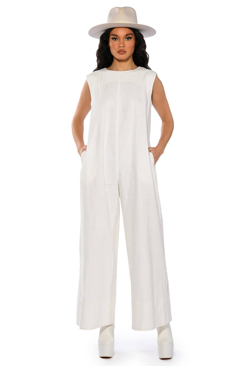 PAINT THE TOWN WIDE LEG JUMPSUIT