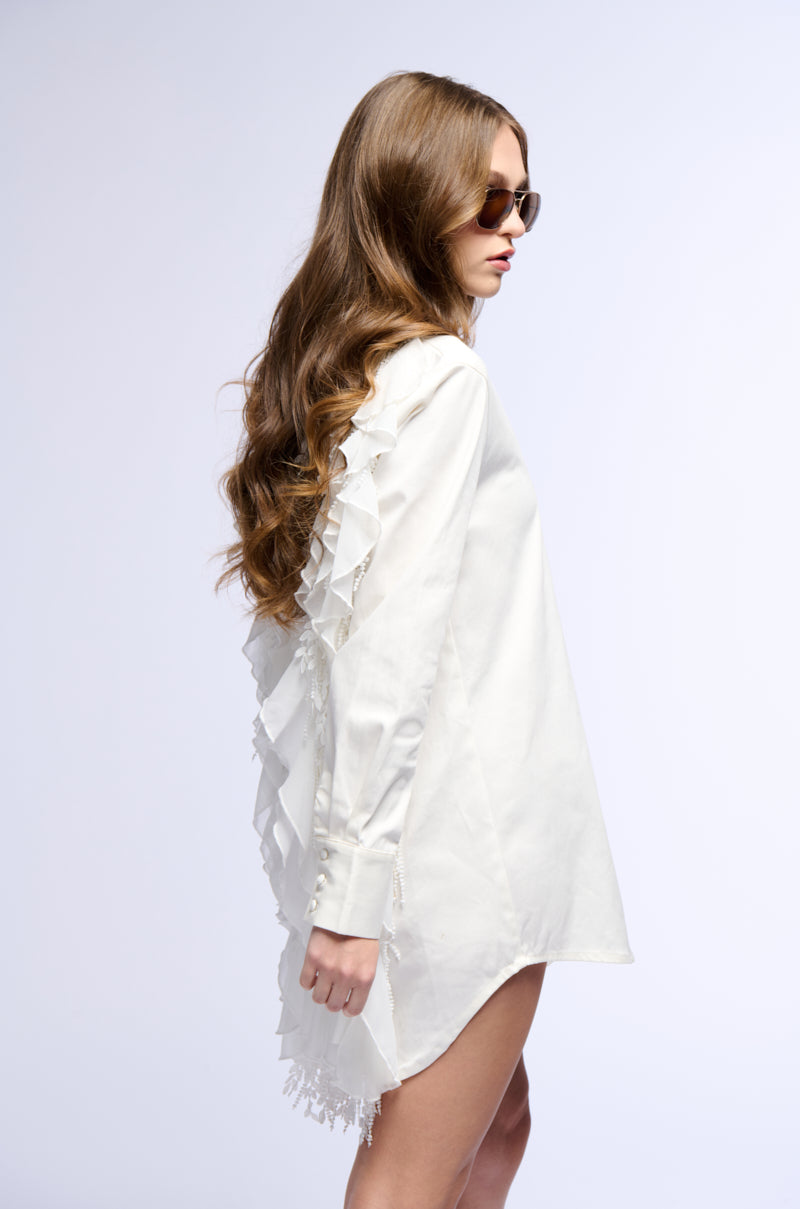 PARTY IN THE BACK SHIRT DRESS