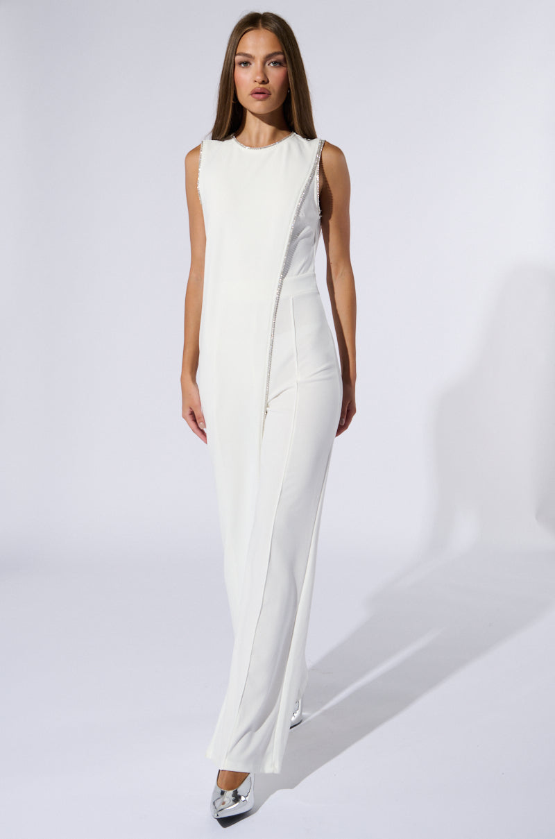 NOTHING BUT CLASS WIDE LEG JUMPSUIT