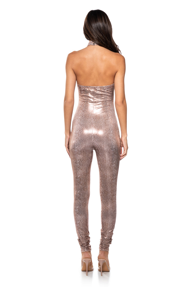 MEET MY MATCH SLEEVELESS JUMPSUIT