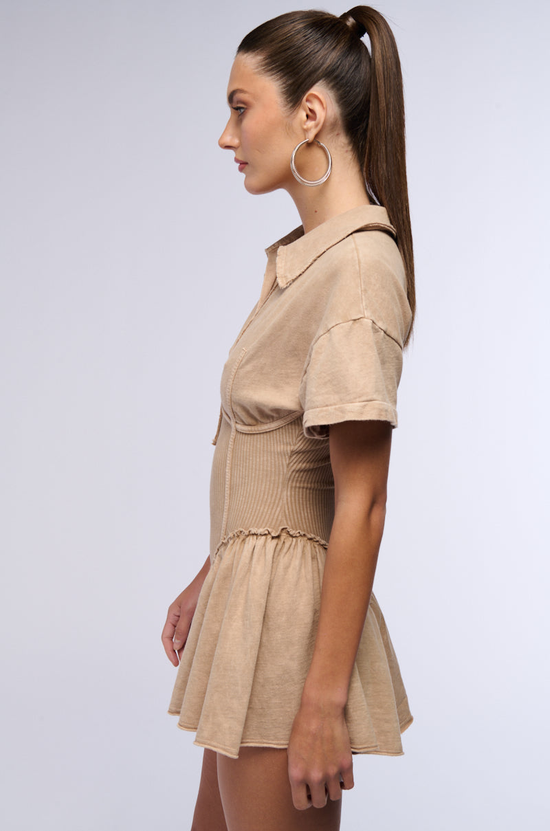 TOP FLOOR MINERAL WASH ROMPER